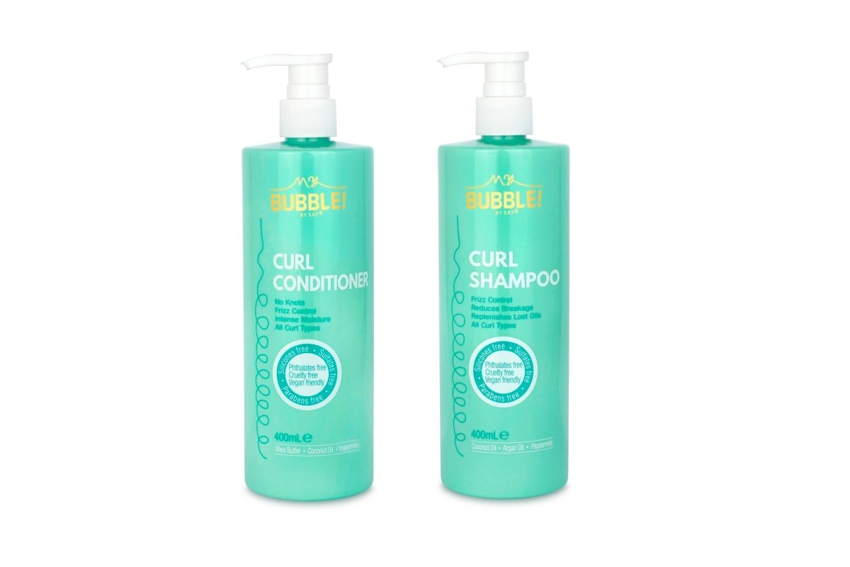 My Bubble! Curl Conditioner & Shampoo (1 bottle each) - yourbubble.co.uk