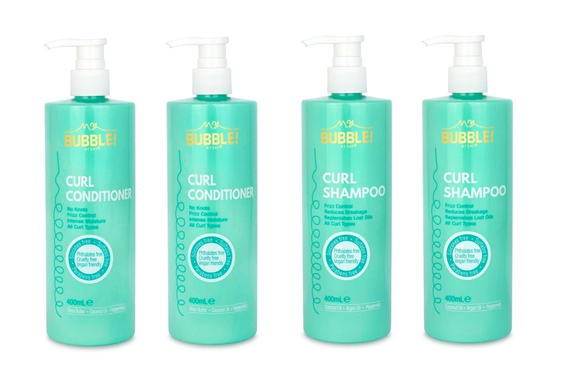 My Bubble! Curl Conditioner & Shampoo (2 bottle each) - yourbubble.co.uk